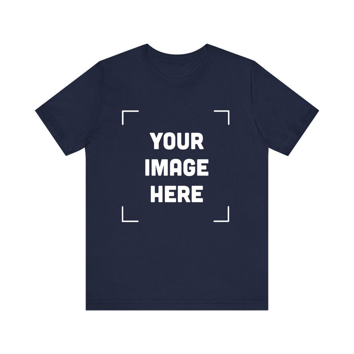 Custom Photo T-Shirt | Personalized Picture Gift — Navy