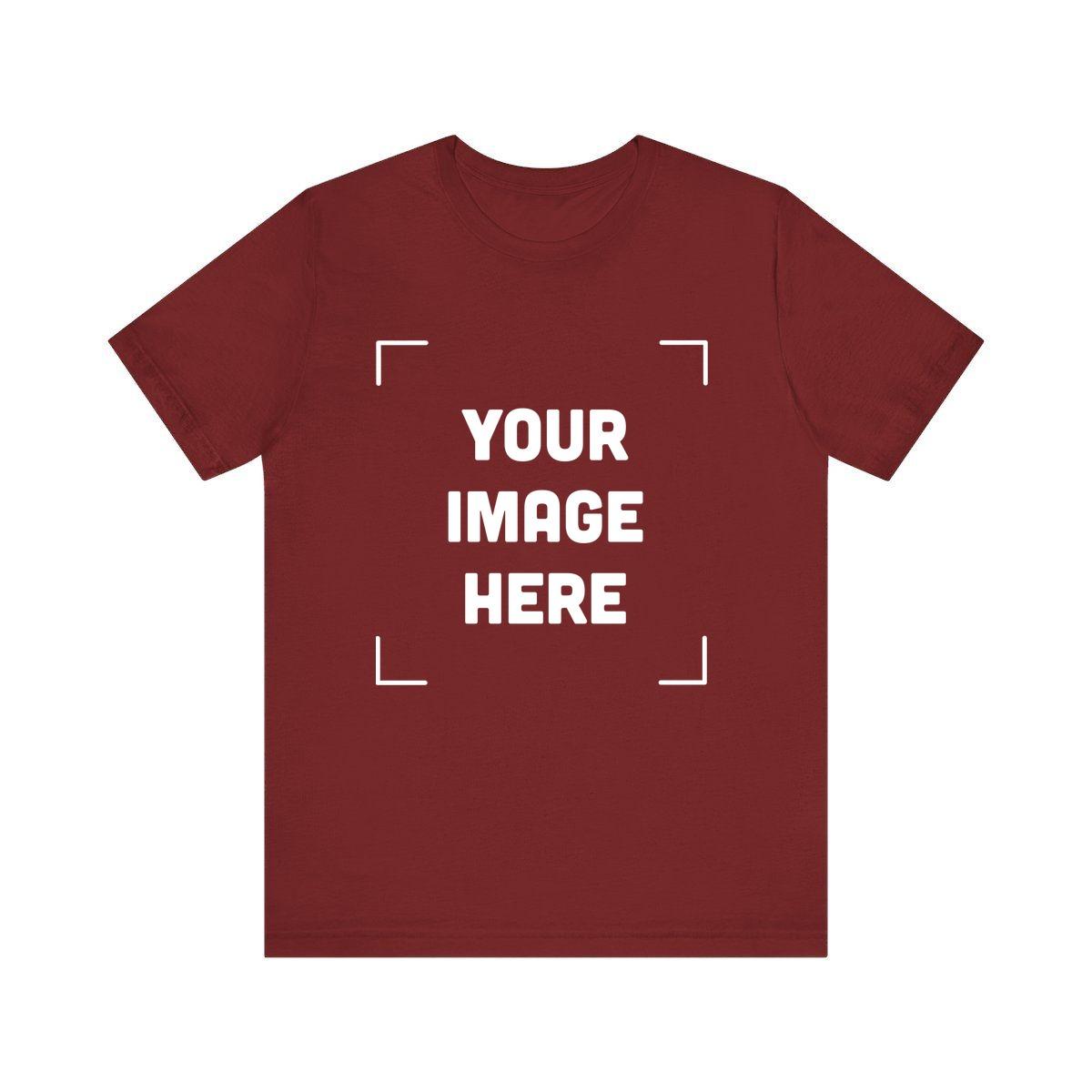 Custom Photo T-Shirt | Personalized Picture Gift — Cardinal