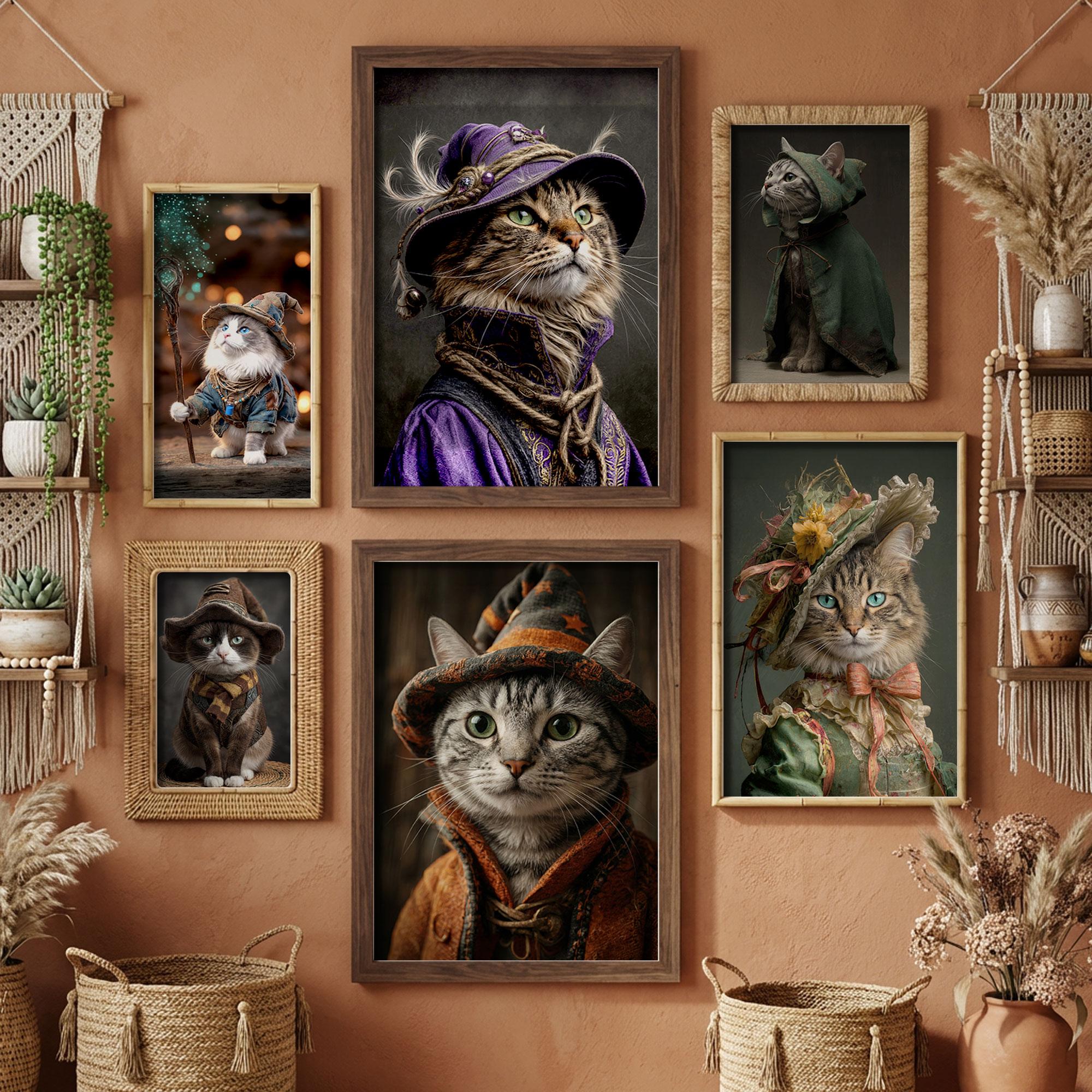 Custom Cat Portrait From Photo, Personalized Pet Art, kitty Owner Gift